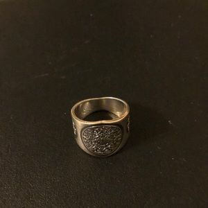 Sterling Silver Mayan Calendar Ring